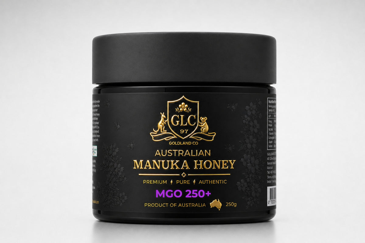 Goldland Co Australian Manuka Honey MGO 250+ 250g jar
