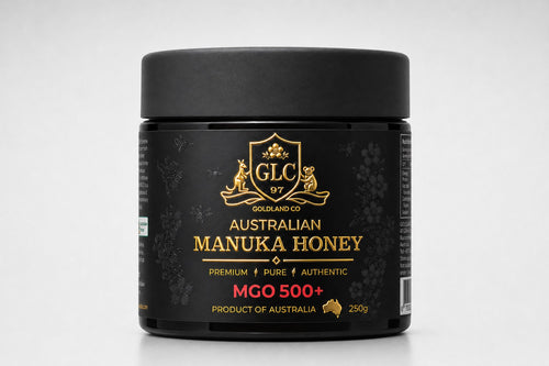 Goldland Co Australian Manuka Honey MGO 500+ 250g jar