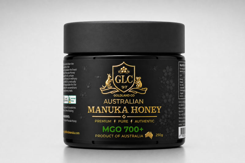 Goldland Co Australian Manuka Honey MGO 700+ 250g jar